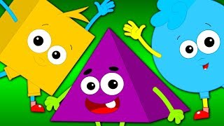 Shapes Song  Learn Shapes  Nursery Rhyme For Kids  Baby Songs  Video For Children [upl. by Coray]