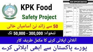 KPK Food Security Project New Vacancies Apply Now  Complete Process of Online Apply  KPK Food Jobs [upl. by Bak539]