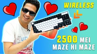 Wireless Mechanical Keyboard under 2500  Ant Esports MK4500 Pro Gaming Keyboard Unboxing amp Review [upl. by Kuo]