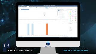 i2 Analyst’s NotebookBarras e Histograma [upl. by Hymie]