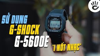 Hướng Dẫn Cách Sử Dụng Đồng Hồ Casio GShock G5600E1DR Trong 3 Nốt Nhạc [upl. by Leunamnauj]