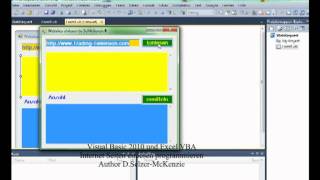 Visual Basic 2010 Excel VBA die Internet Seiten einlesen programmieren SelMcKenzie SelzerMcKenzie [upl. by Veronike636]