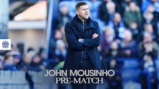 John Mousinho prematch  Pompey vs Fleetwood Town [upl. by Ecienal]