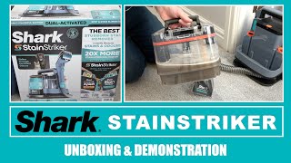 Shark StainStriker Spot amp Stain Remover Unboxing amp Demonstration [upl. by Northrup841]