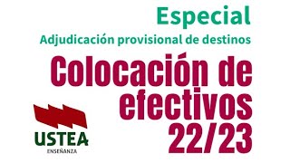 Tutorial colocación de efectivos 202223 USTEA [upl. by Garcon524]