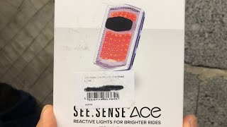 SeeSense Ace Rear Light Review [upl. by Krissy]