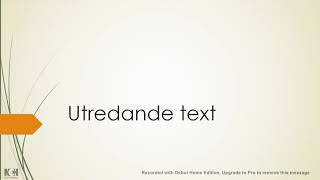 Utredande text كيف تكتب [upl. by Attener231]