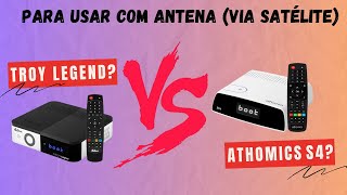 Duosat Troy Legend Ou Athomics S4  Qual o melhor lançamento 2024 [upl. by Misha201]