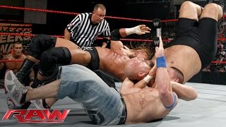 Cena vs Orton vs Triple H vs Big Show — Fatal 4Way WWE Championship Match Raw June 15 2009 [upl. by Starling731]