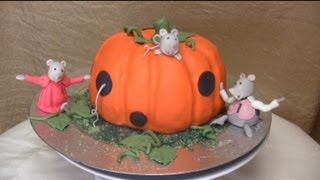 Torta Zucca idea per HalloweenTUTORIAL PASSO PASSO [upl. by Aimet]