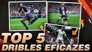 FIFA 23  💥 TOP 5 DRIBLES FÁCEIS E EFICAZES FIFA 23 😍😱  LINKER [upl. by Eisen]