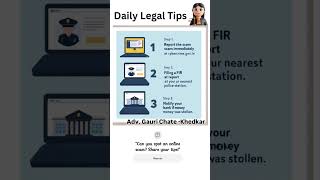 Online scam onlinefrauds scammer advocate law legaltips legaladvice legal advocategauri [upl. by Brackett]