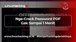 NgeCrack Password PDF Gak Sampe 1 Menit [upl. by Aitselec215]