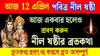 আজ একবার হলেও শ্রবণ করুন নীল ষষ্ঠীর ব্রতকথা  Nil sasthi Vrat Katha [upl. by Oramlub455]