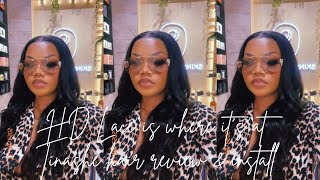 HD LACE IS WHERE ITS AT  TINASHE HAIR REVIEW amp INSTALL [upl. by Zevahc967]