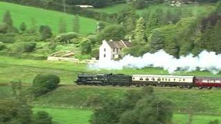 5029 Nunney Castle  A GWR Castles roaring elegance [upl. by Ayanej989]