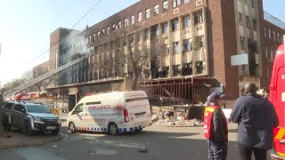 Building fire in South Africa kills at least 73 people [upl. by Reteid]