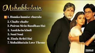 Mohabbatein Movie All Songs  Shah Rukh Khan  Aishwarya Rai  viralvideo love lovesong [upl. by Etteniotnna]