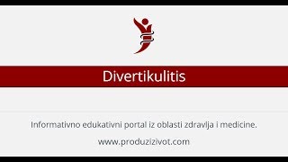 Divertikulitis • Šta je • Ishrana • Terapija [upl. by Amarillis]