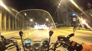 Dances with Cruisers a ride on a Kawasaki 454 LTD [upl. by Mallen406]