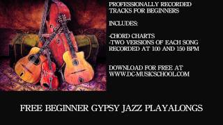 Beginner Gypsy Jazz Playalong  Lulu Swing [upl. by Morrell]