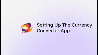 Setting Up The Currency Converter App [upl. by Llemor]