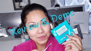 Exuviance perfomance peel AP25 review  demo  alazaesbeauty [upl. by Liarret669]