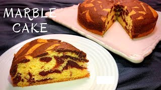 Marble Cake Easy amp Super Soft Cake [upl. by Ahsilam206]