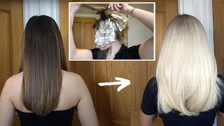 How to color your hair at home under Rs 250  Ombre highlights  Streax soft blonde highlights [upl. by Shanie346]