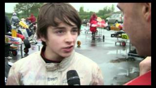 WSK Euro Series  II Round 2012  sabato Verstappen LeClerc Filini [upl. by Tezile200]