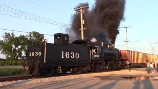 Frisco 1630 pulls a 135 car Coal Train [upl. by Elleval]