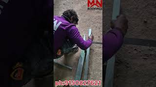 how to build A Frame youtubeshorts metal marthandam nagercoil roofingcontractor roofing [upl. by Idyak687]