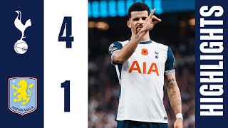 Tottenham Hotspur 41 Aston Villa  Premier League Highlights  Solanke double as Spurs THRASH Villa [upl. by Kcor34]