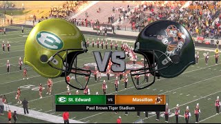 Massillon Tigers vs St Edward Eagles 9152023 [upl. by Newfeld]