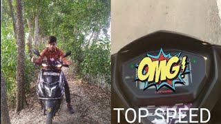 Tvs Ntorq Top Speed Test 😱😱 [upl. by Richart965]