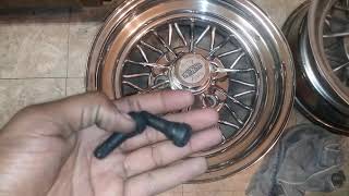 15 inch Cragar spoke star wire wheel rust removal lugs and washers part 2 slabculture slab [upl. by Ilyssa]