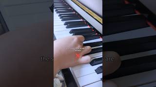 A simple and common scales mistake piano pianoteacher scales pianists music pianolessons [upl. by Armstrong855]