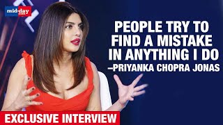 Priyanka Chopra Jonas People try to find a mistake in anything I do  Exclusive Interview  Citadel [upl. by Eveivenej]