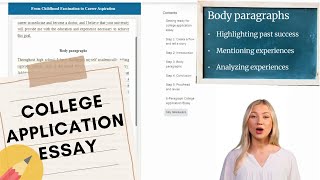 How to Write a College Application Essay Steps amp Examples [upl. by Anabelle]