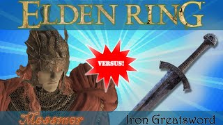 Iron Greatsword versus Messmer the Impaler sound recorded from inside my helm [upl. by Hsima]