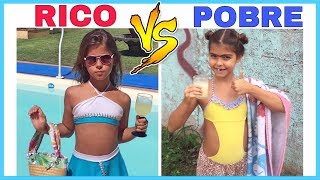 RICO VS POBRE 2 NA PISCINA  NICOLE DUMER [upl. by Gentilis694]