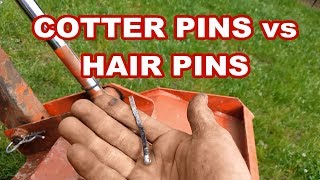 QUICK TIP Use hairpin cotters instead for tractor bucket pins [upl. by Janek]