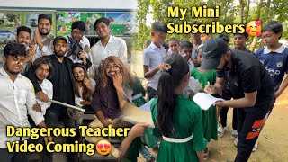 নতুন ভিডিওর শুটিং এর ভিতর অনেক মজা হলো😍ছোট ছোট Subscribers আমার থেকে Autograph নিয়ে খুশি হয়ে গেলো🥰 [upl. by Greeson961]