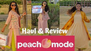 Peachmode online shopping  Party wear Dress Review amp Haul [upl. by Thevenot66]