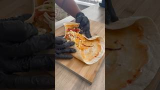 Cheesy chicken tortilla wrap viralvideo cooking asmr shorts easyrecipe mozzarellacheeserecipe [upl. by Allak]