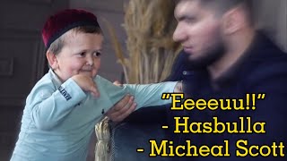 “Mini Khabib” Hasbulla vs Abdu Rozik  Hasbulla Finishes Abdu Rozik with the ‘ euuu ’ [upl. by Norak]