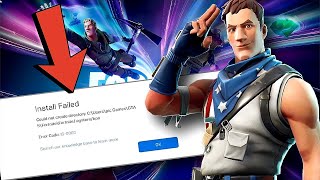 How to Fix Epic Games Error IS0003 Install Failed  Could Not Create Directory 🔧  Easy Solution [upl. by Aettam]