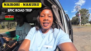 Let’s Go To Nakuru City  Nairobi to Nakuru Epic Road Trip by Matatu  World Class Roads [upl. by Alistair814]