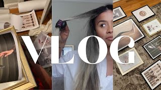 VLOG  Sprucing Up My Work Space Spend the Day with Me [upl. by Leach]