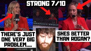 My Brutally Honest Review Of Laura Sankos UFC PPV Commentary Debut This Might Get Me Cancelled [upl. by Armstrong]